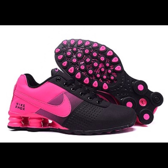 nike shox black and pink